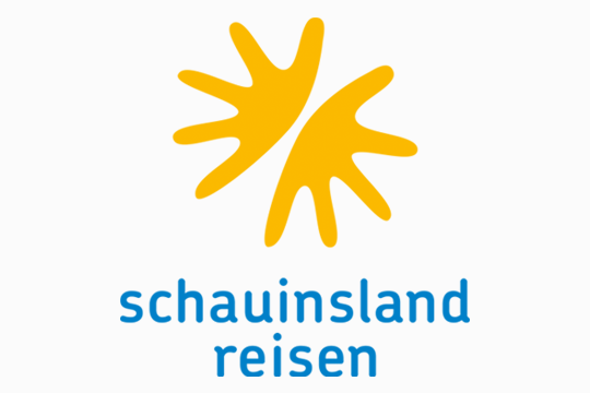 Logo Schauinsland Reisen in blau und gelb